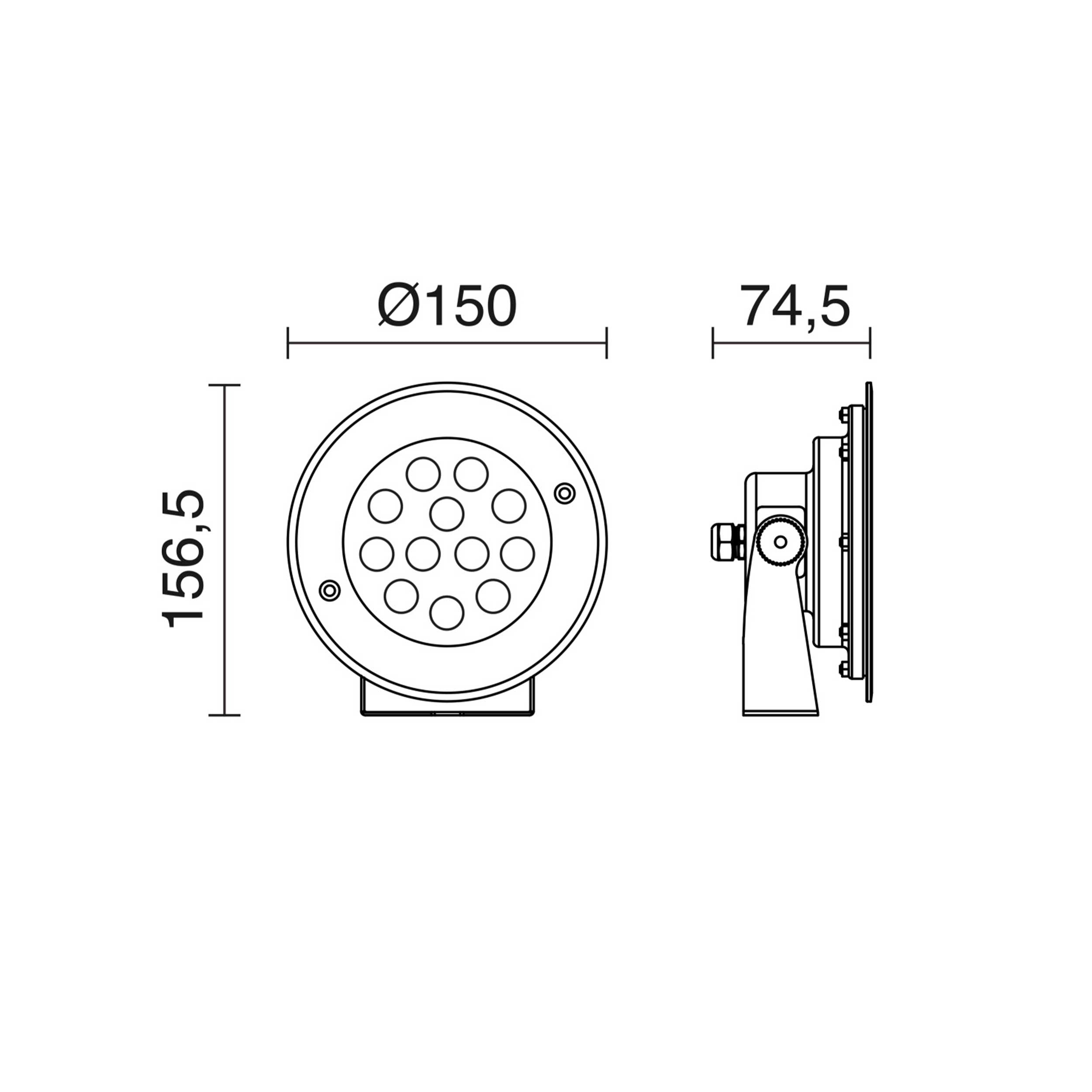 Cristher Gamble 150 LED underwater light