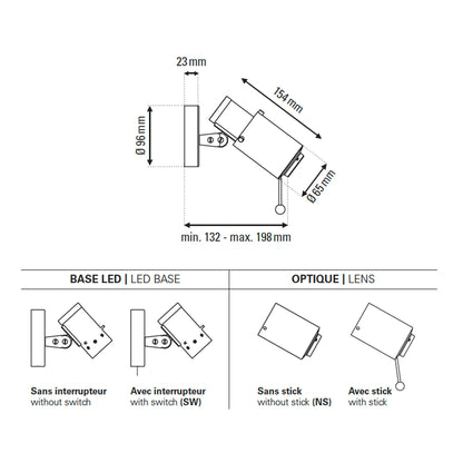 DCW éditions Biny Spot LED spot light