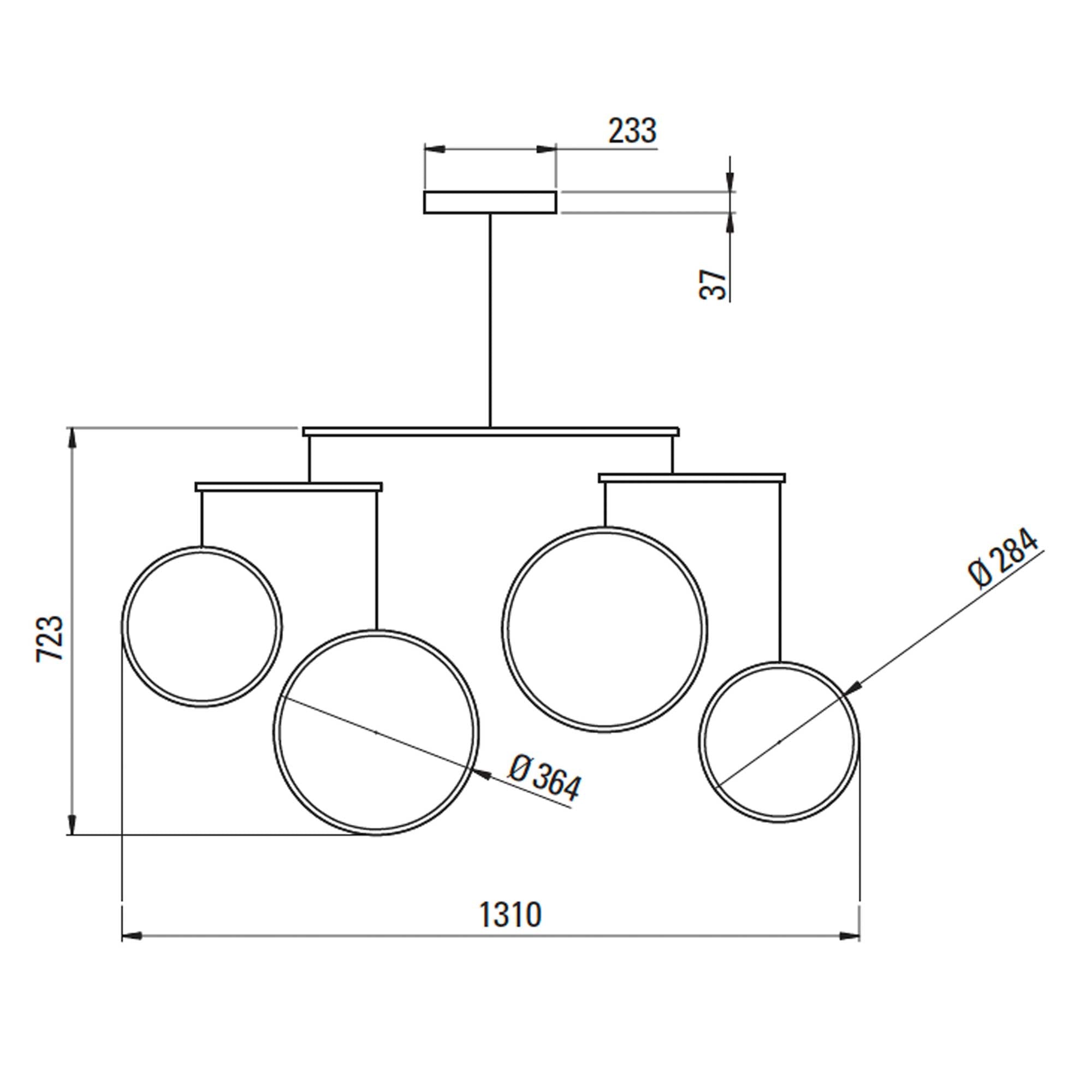 DCW éditions Focus LED pendant luminaire