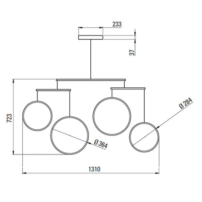 DCW éditions Focus LED pendant luminaire