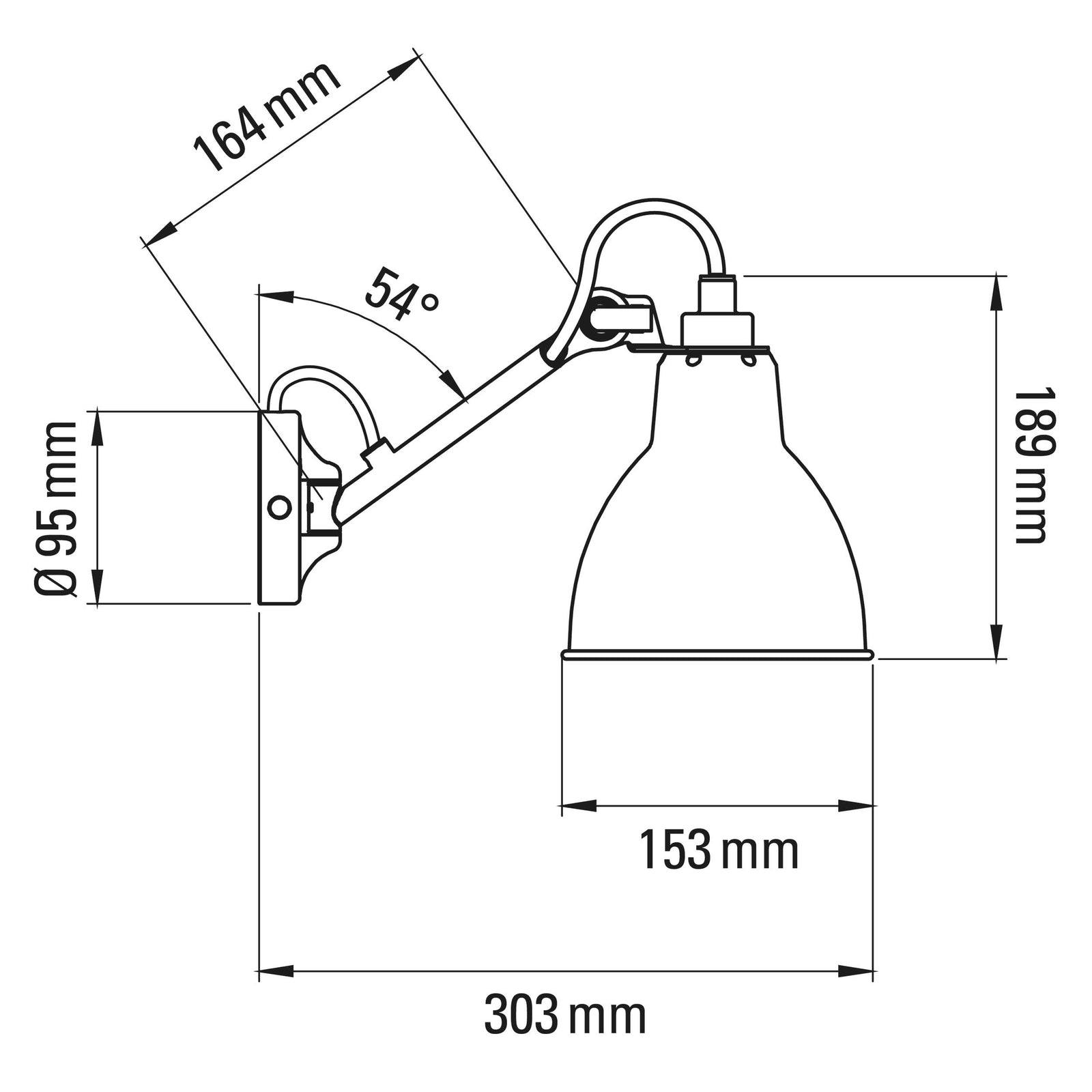 DCW éditions Lampe Gras N°104 E27 bedside lamp
