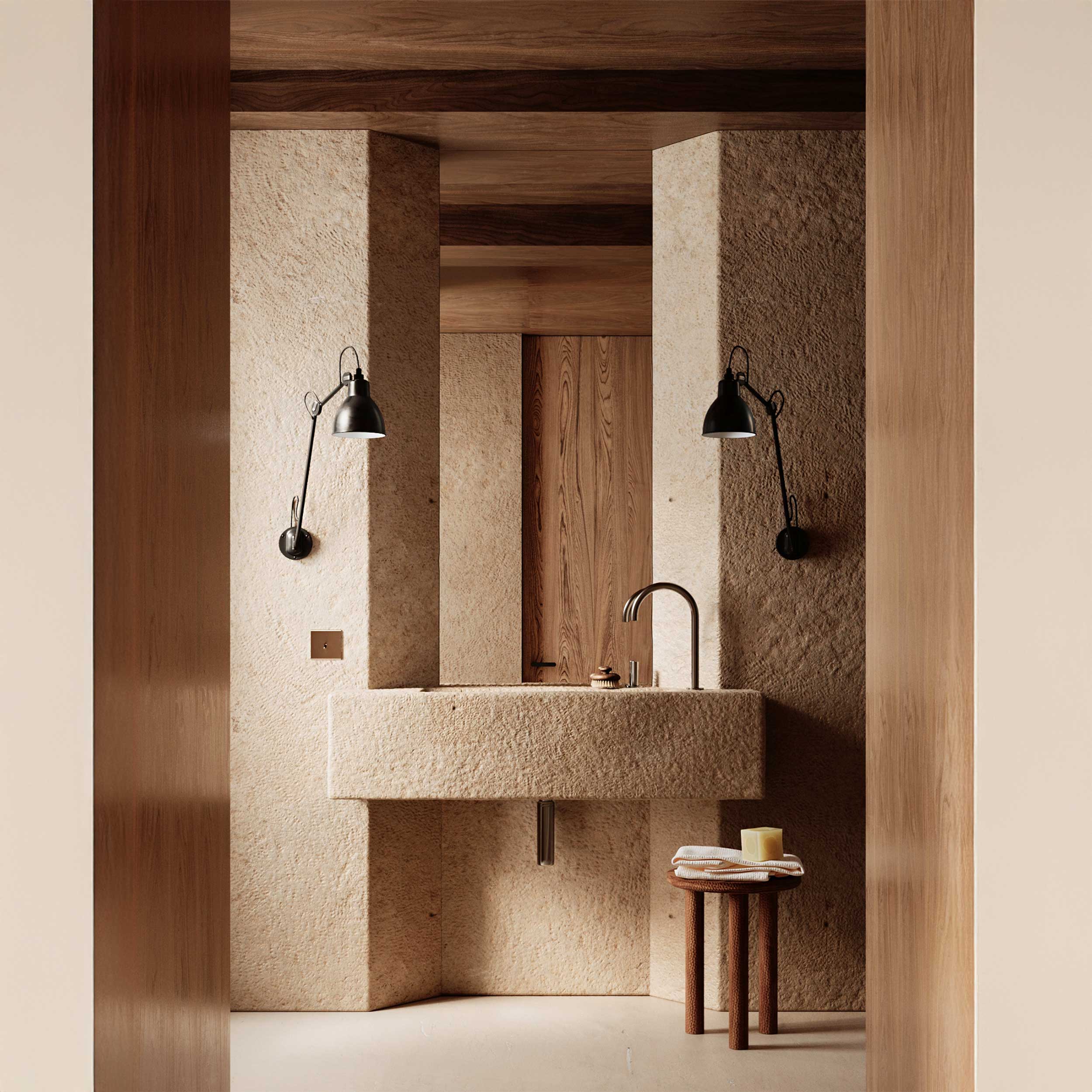 DCW éditions Lampe Gras N°122 E27 bathroom light IP44