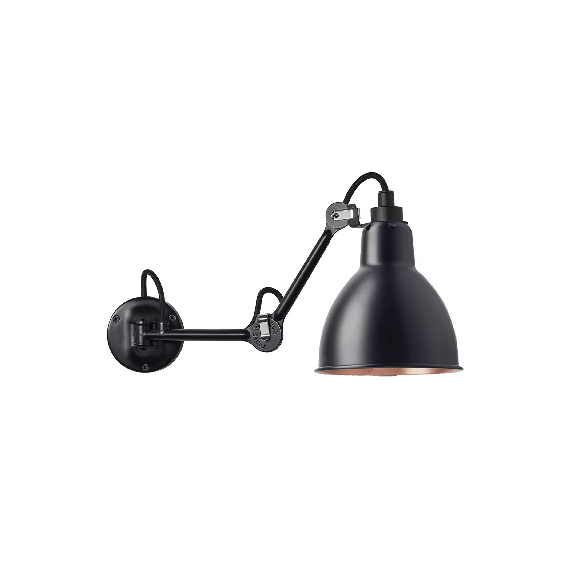DCW éditions Lampe Gras N°204 E27 wall lamp for bed