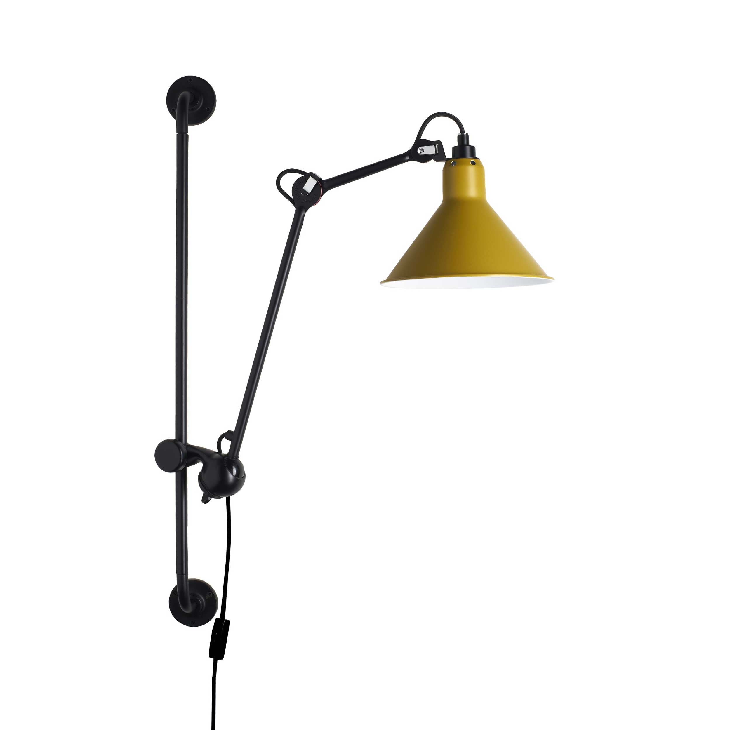 DCW éditions Lampe Gras N°210 E14 wall lamp with switch