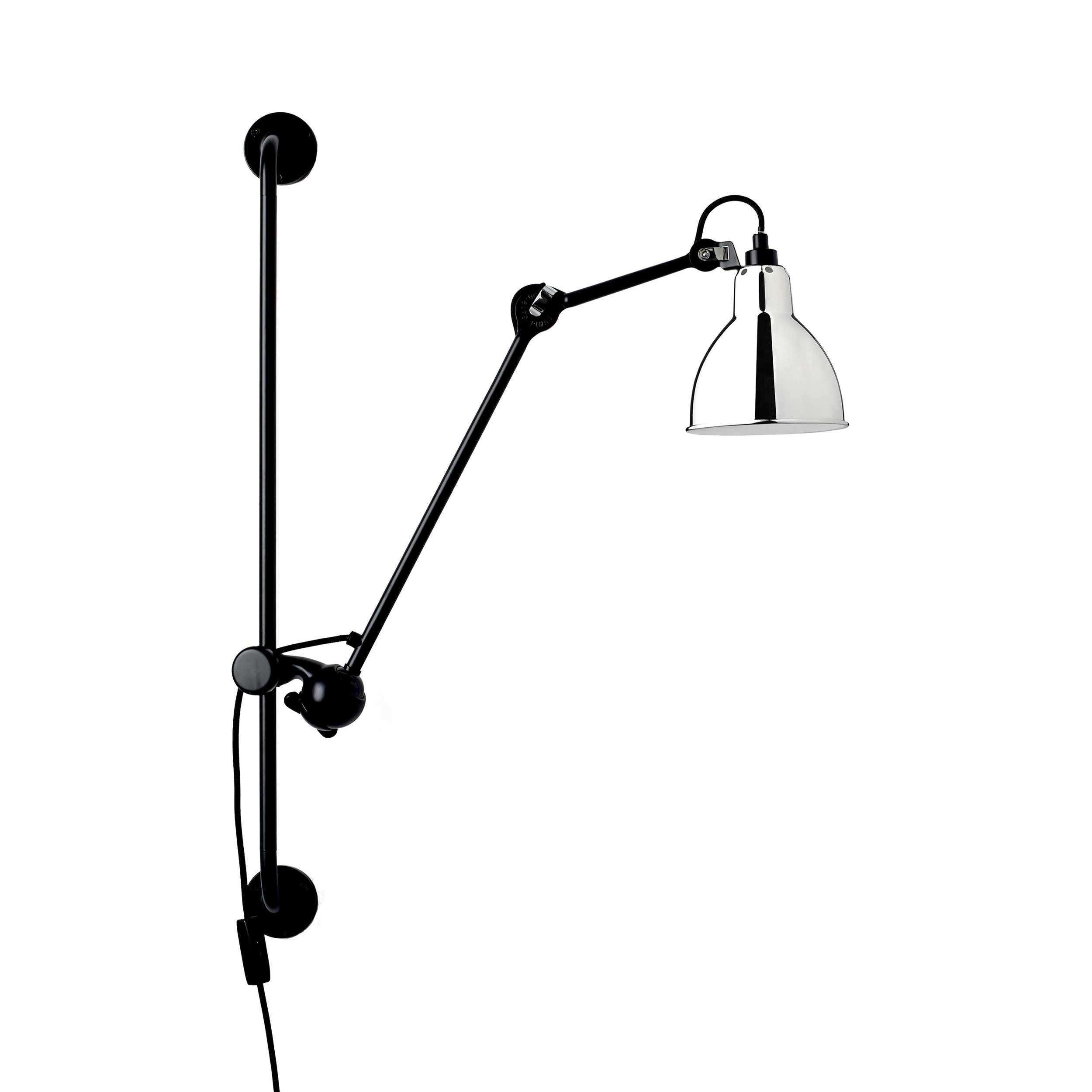 DCW éditions Lampe Gras N°210 E14 wall lamp with switch