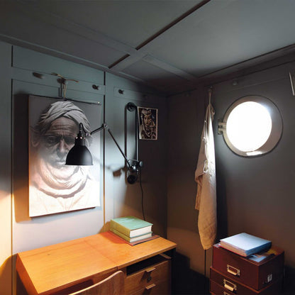 DCW éditions Lampe Gras N°210 E14 wall lamp with switch