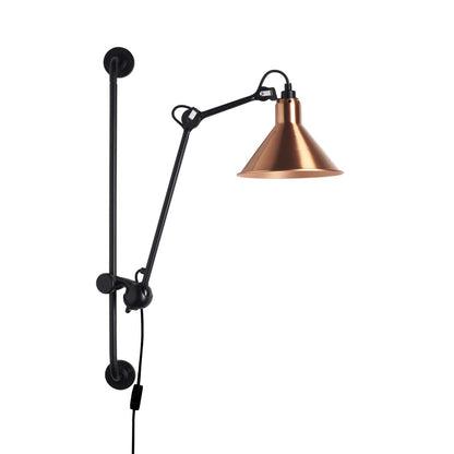 DCW éditions Lampe Gras N°210 E14 wall lamp with switch