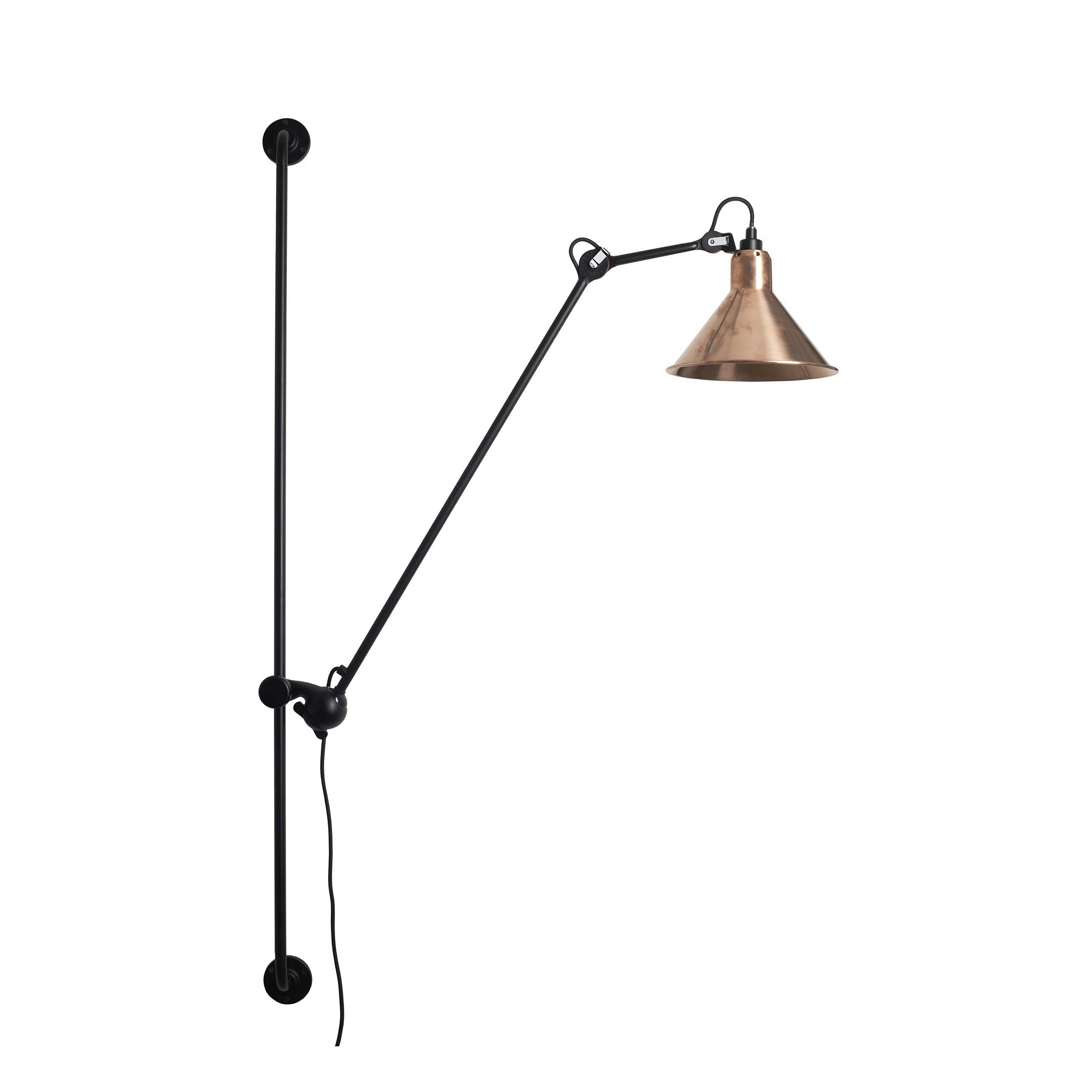 DCW éditions Lampe Gras N°214 E14 sliding wall lamp