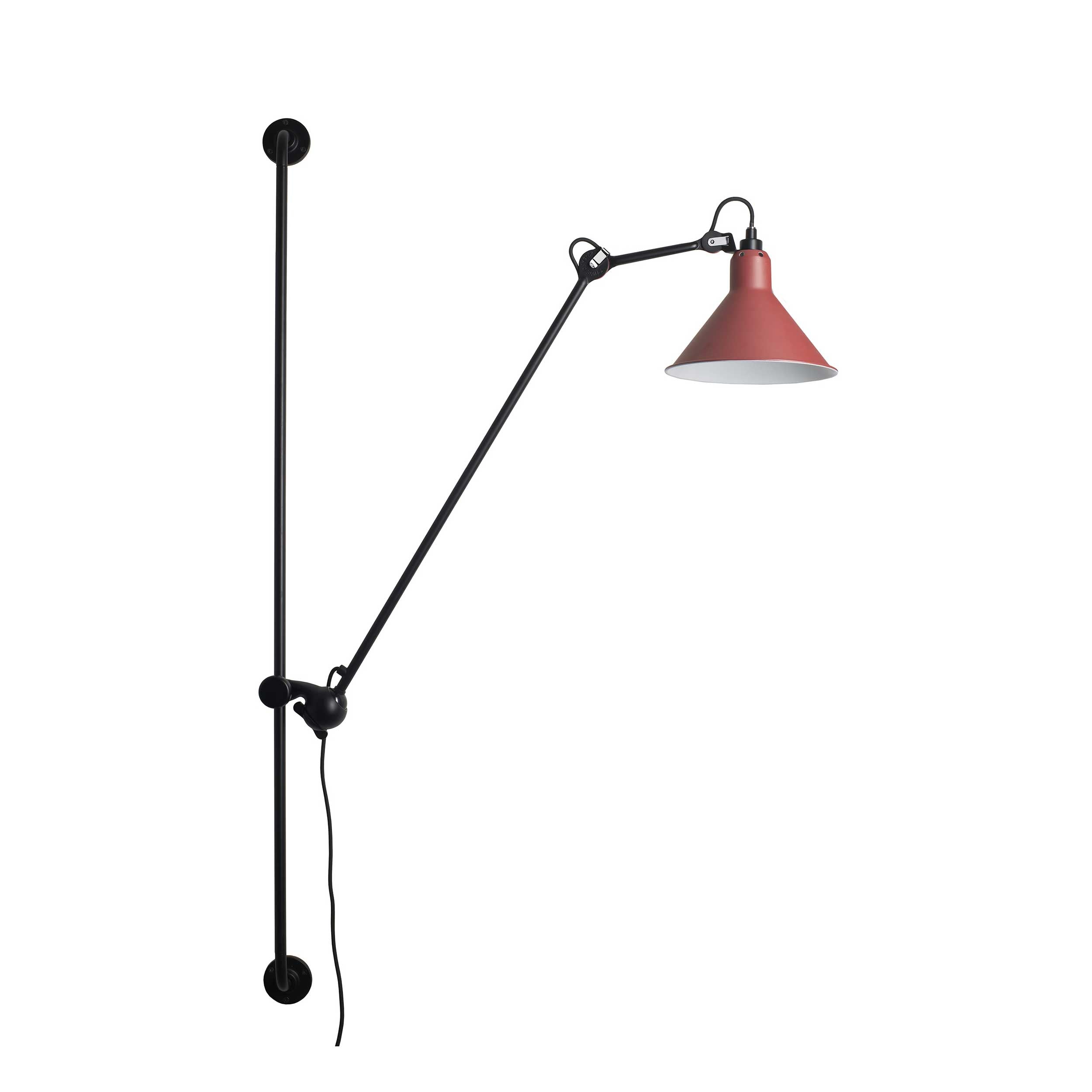 DCW éditions Lampe Gras N°214 E14 sliding wall lamp