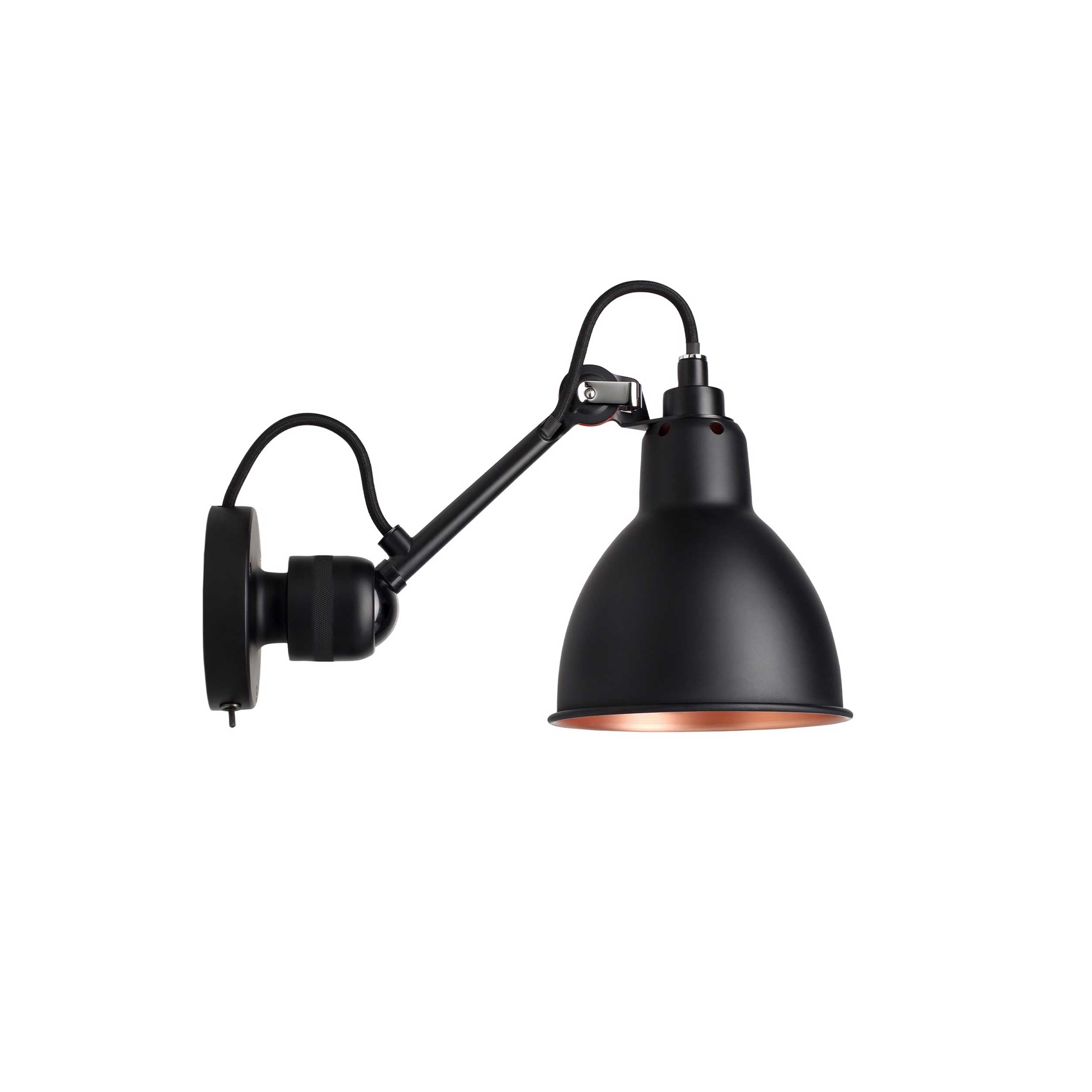 DCW éditions Lampe Gras N304 E14 wall light with switch