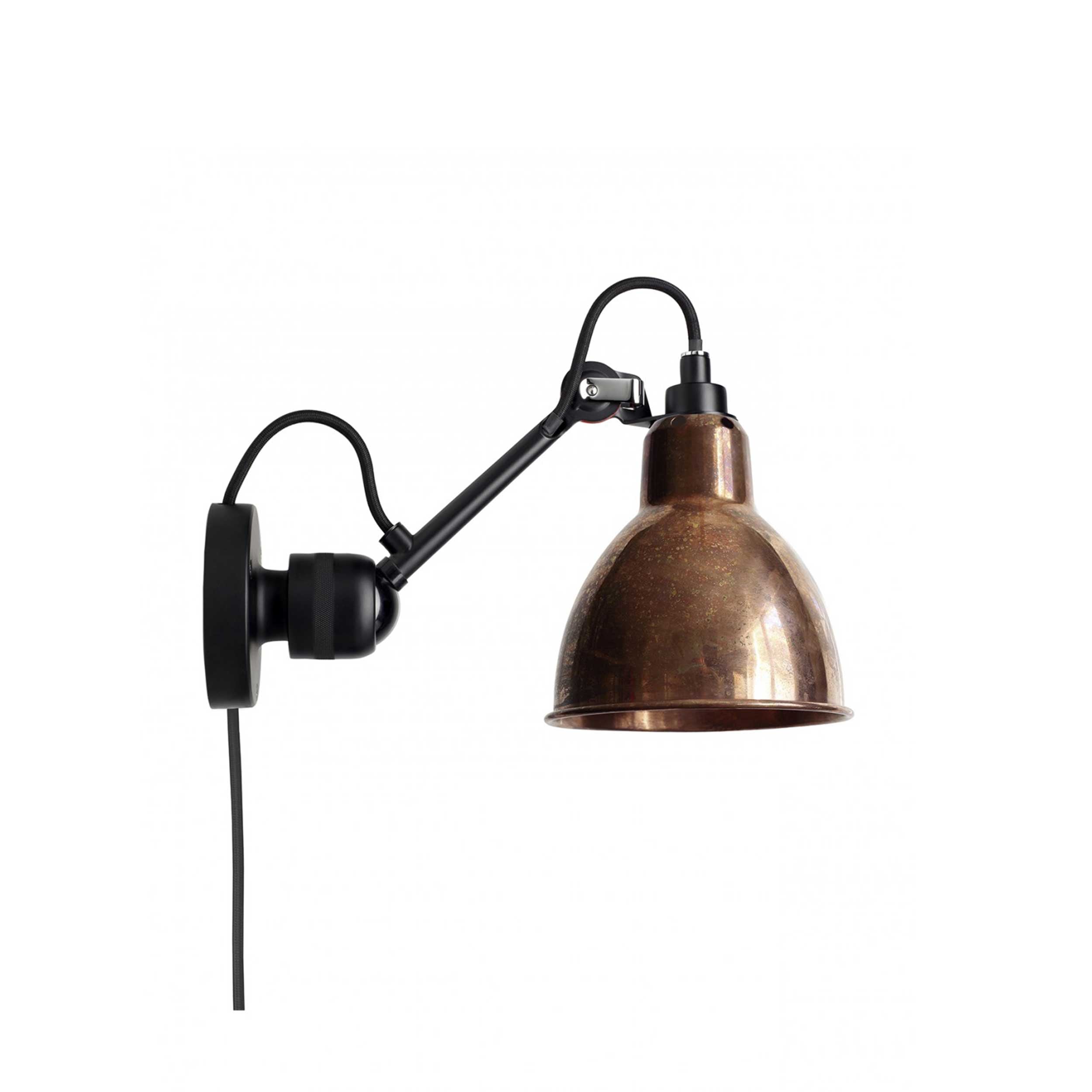 DCW éditions Lampe Gras N304 E14 wall light with switch