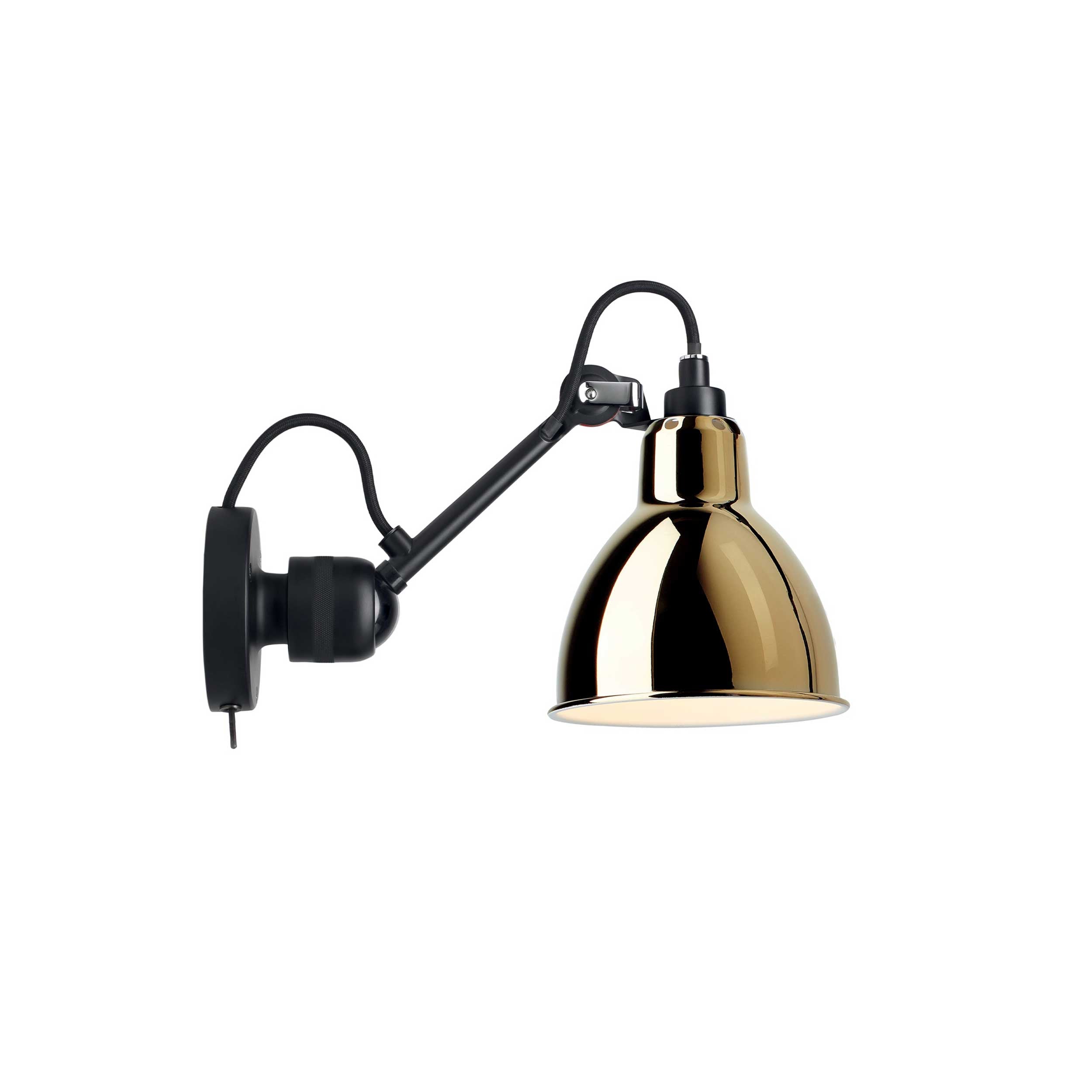 DCW éditions Lampe Gras N304 E14 wall light with switch