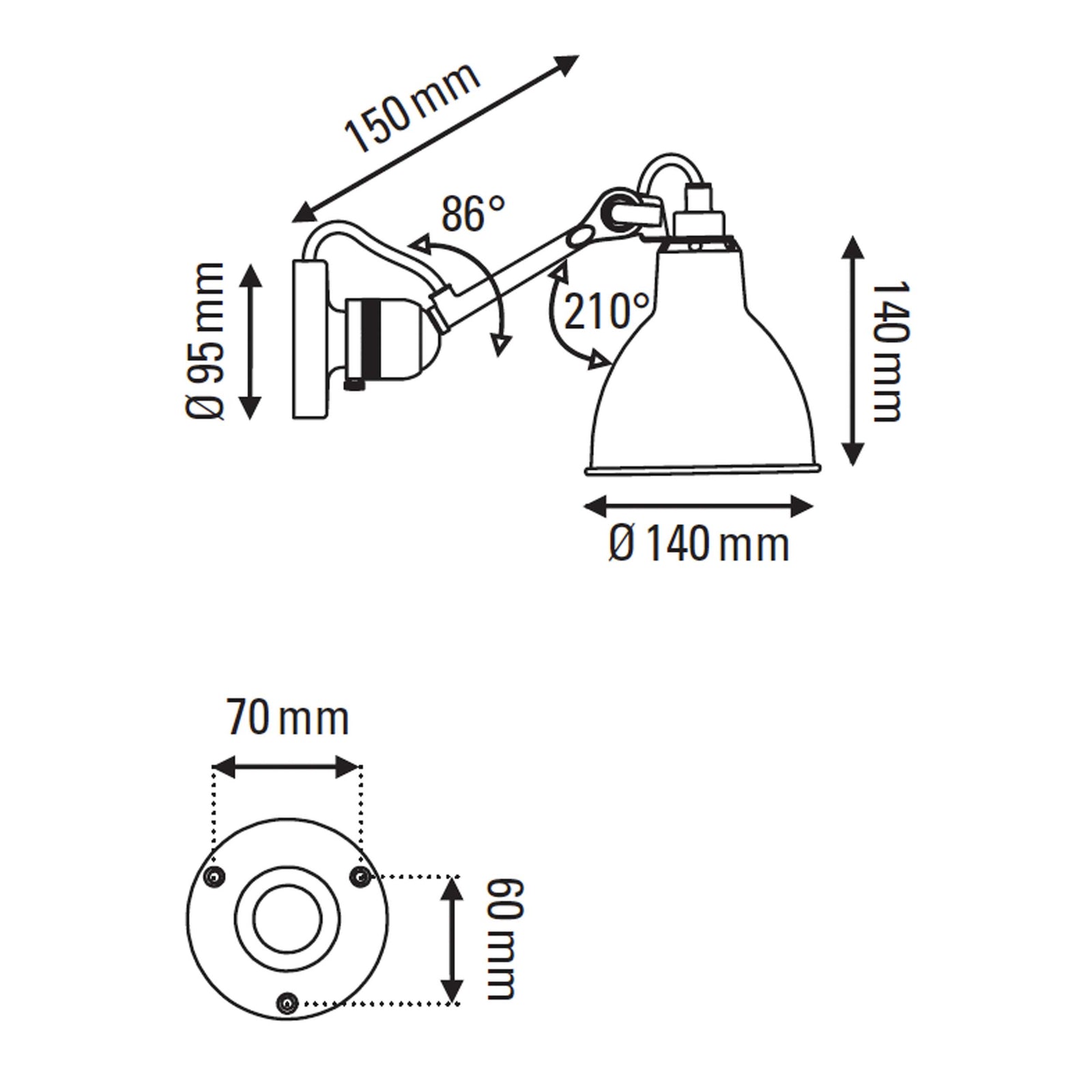 DCW éditions Lampe Gras N