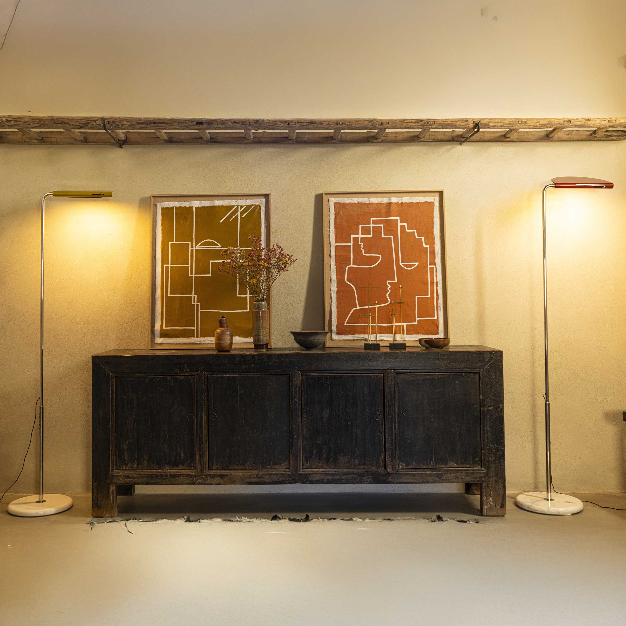 DCW éditions Mezzaluna LED floor lamp