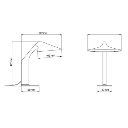 DCW éditions Niwaki LED table lamp