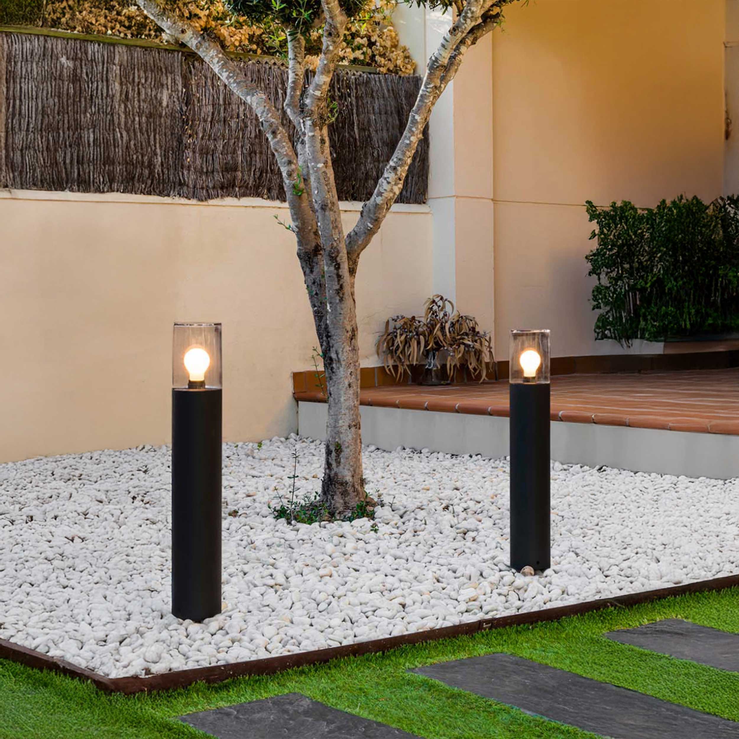 Faro Kila E27 column exterior light IP65