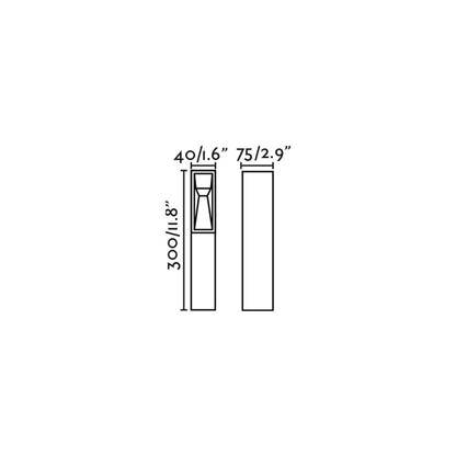 Faro Til LED column exterior light IP65 24V