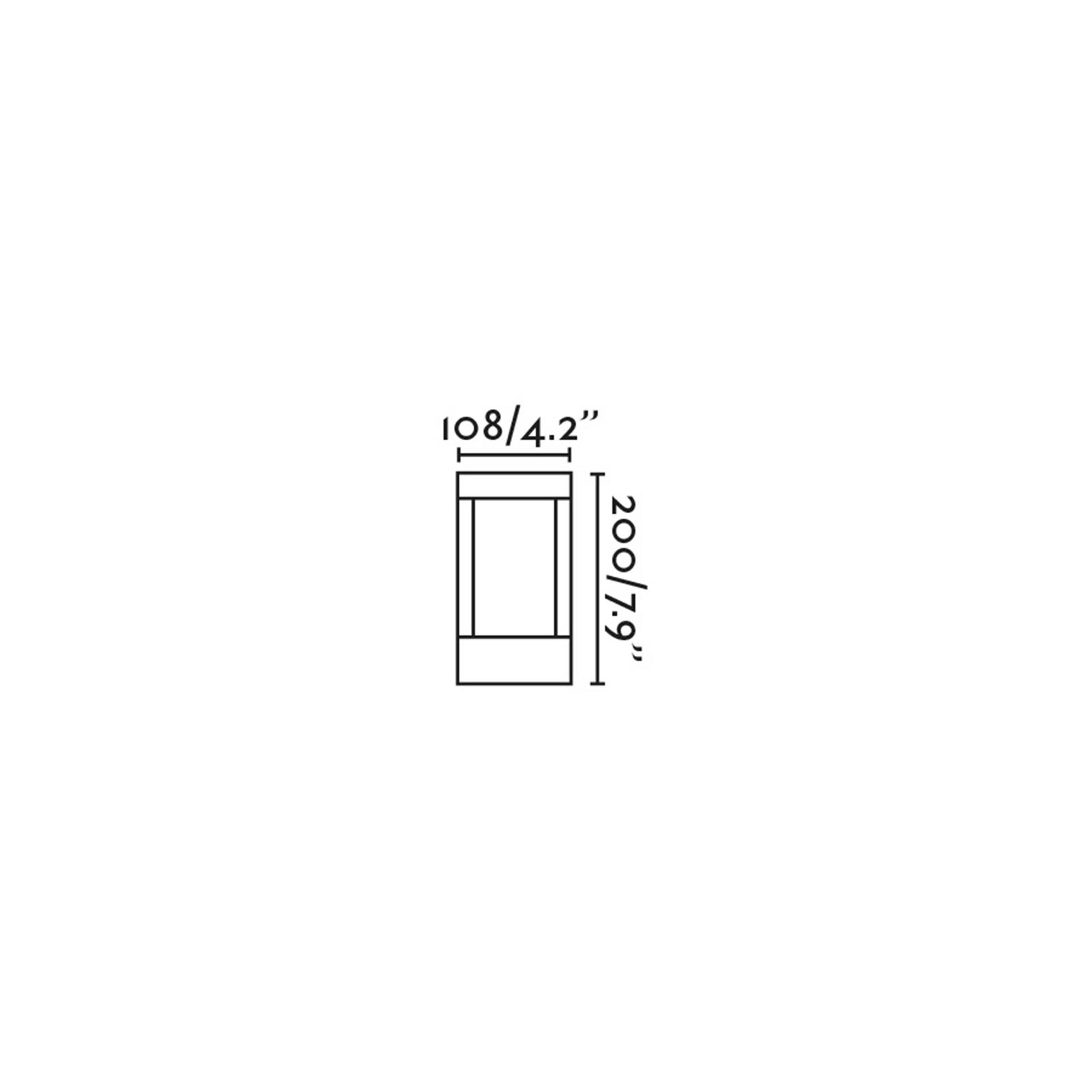 Faro Agra LED column exterior light IP55