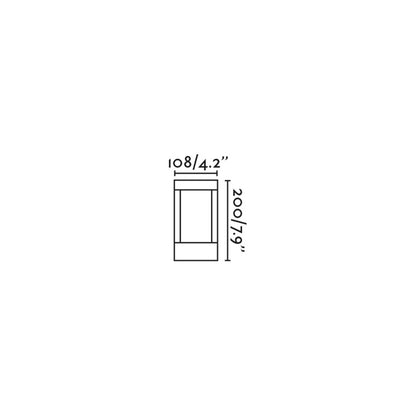 Faro Agra LED column exterior light IP55