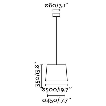 Faro Samba E27 pendant light