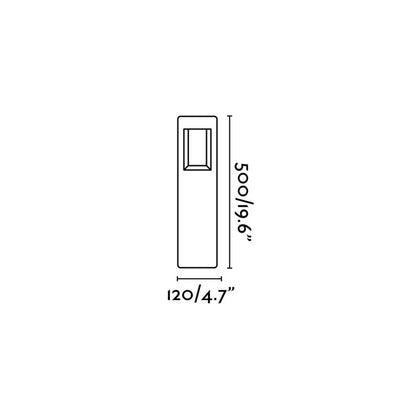 Faro Naya LED column exterior light IP54