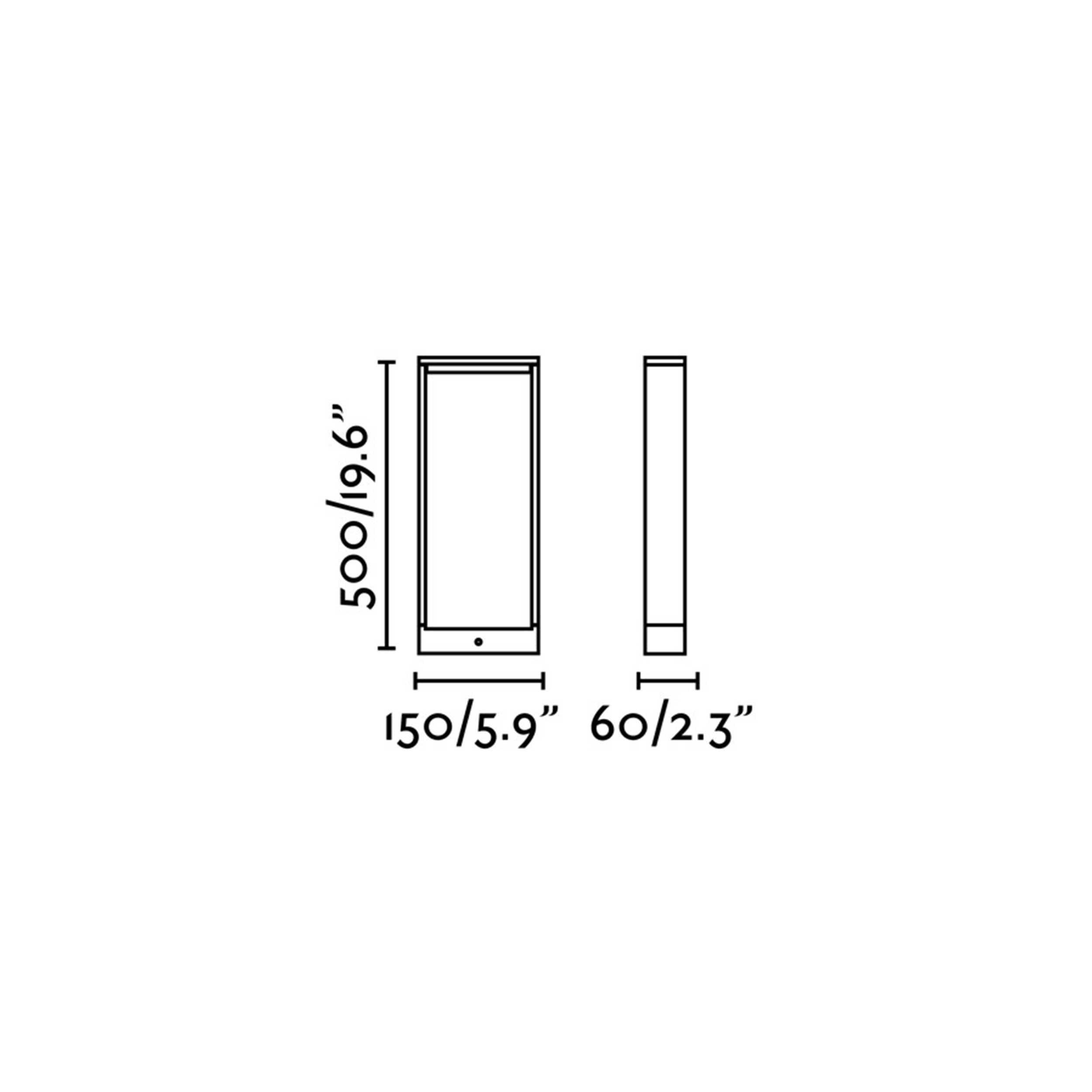 Faro Alp LED column exterior light IP54