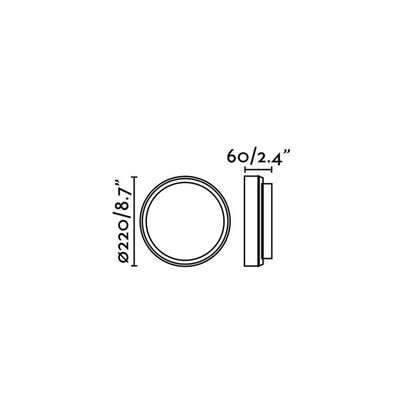 Faro Tom LED exterior wall light IP65