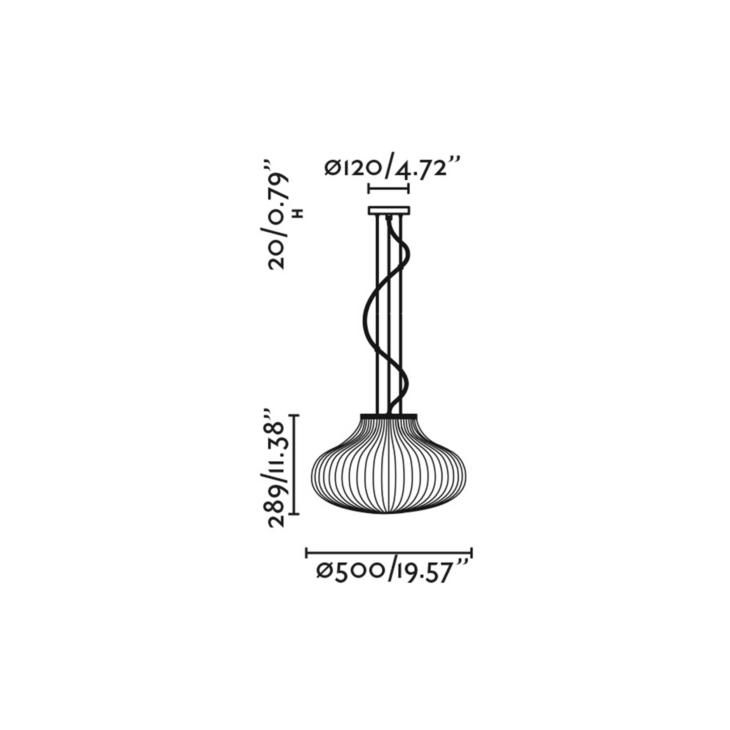 Faro Isabelle E27 pendant light