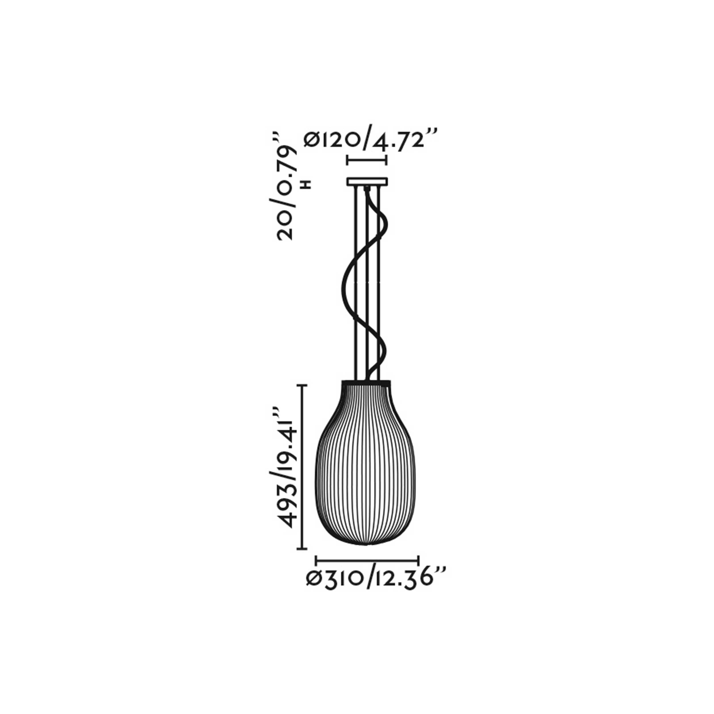Faro Isabelle E27 pendant light