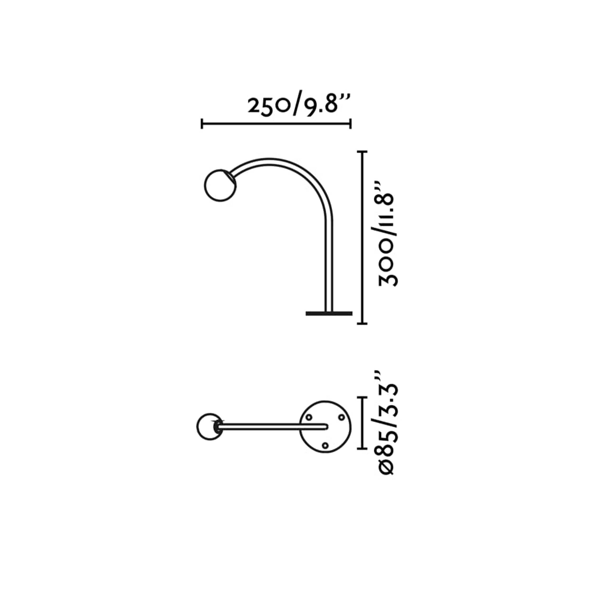 Faro Cuca LED column exterior arc light IP65 24V