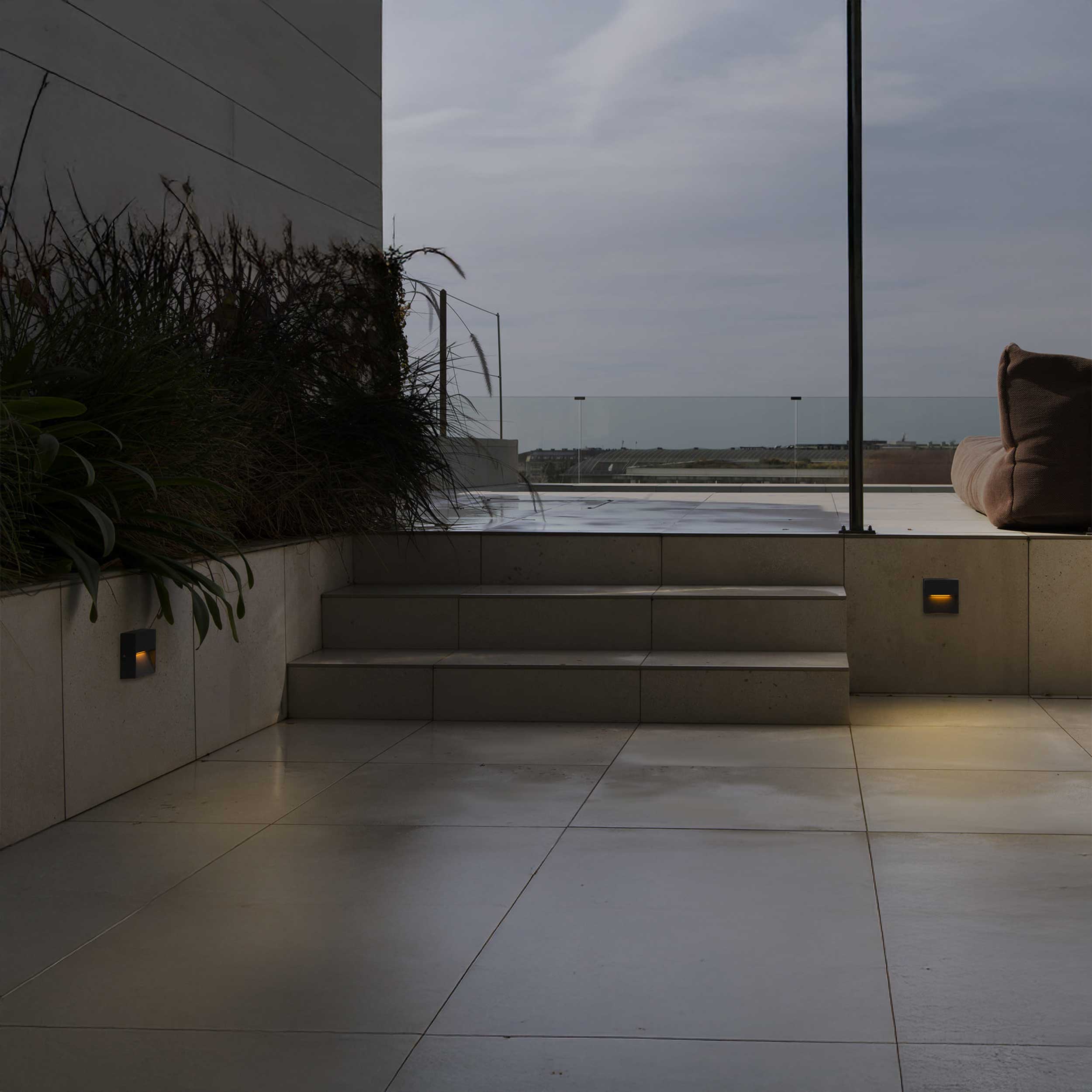 Faro Dune LED square exterior light IP65