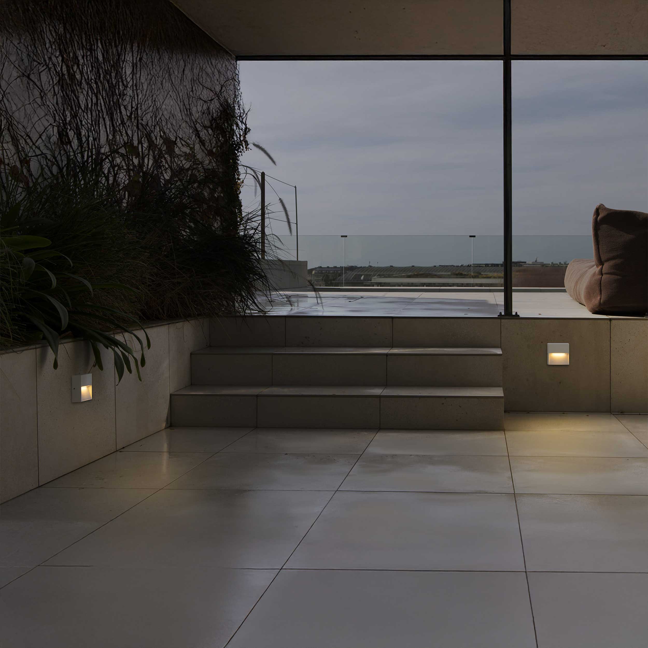 Faro Dune LED square exterior light IP65