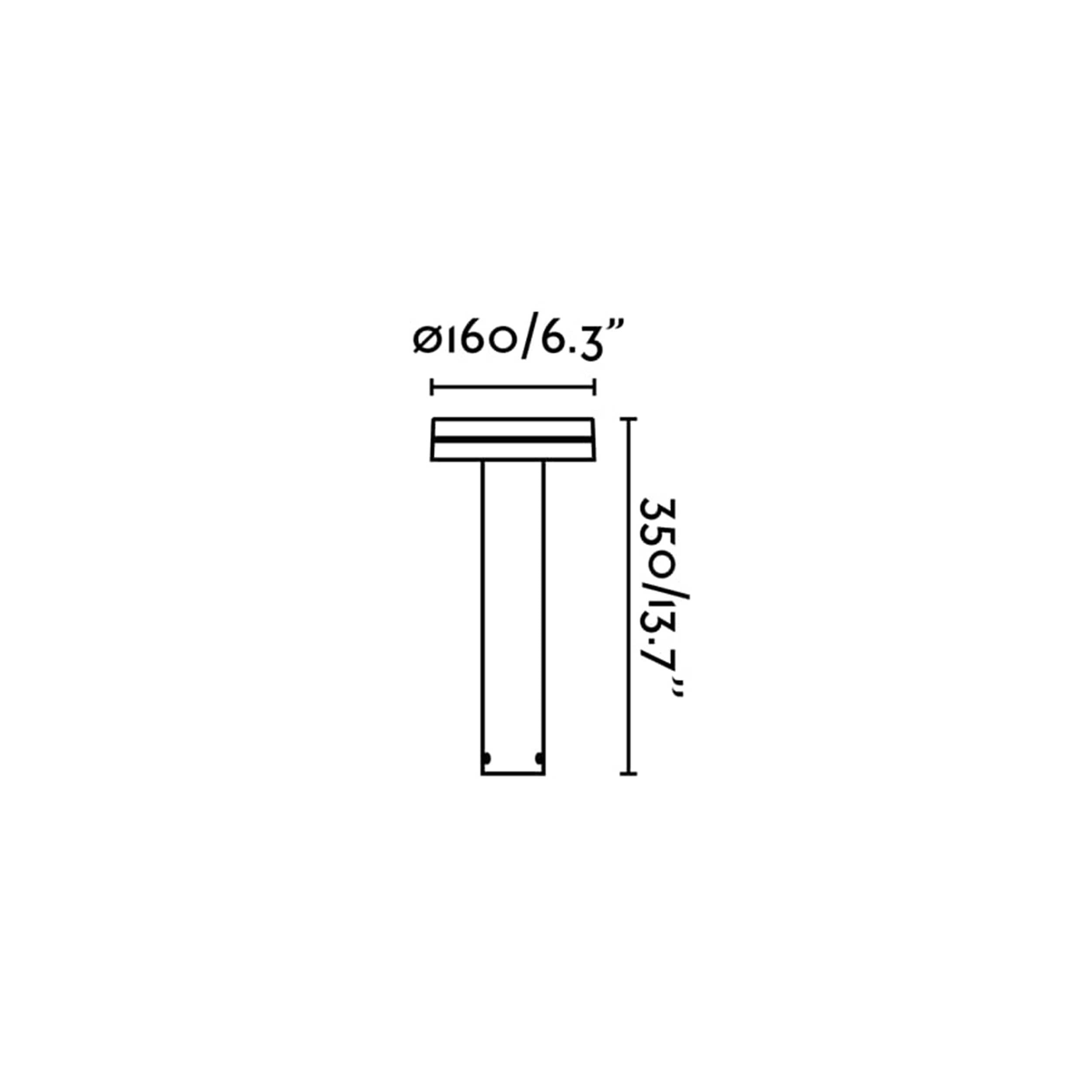 Faro Espot LED column exterior light IP65