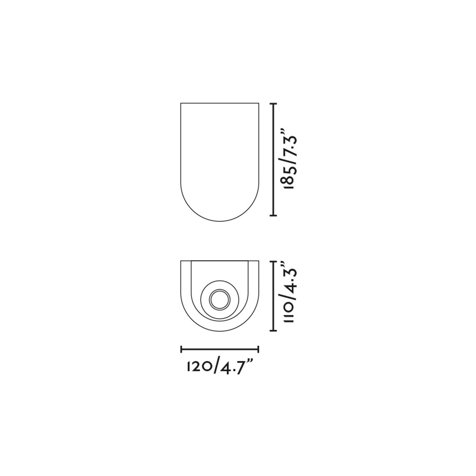 Faro Iglu LED exterior column light IP65