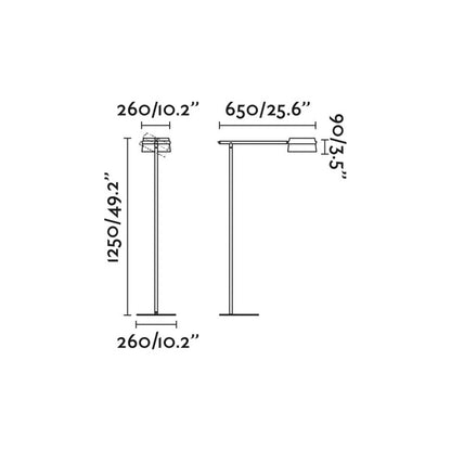 Faro Loop LED stojací stmívatelné svítidlo