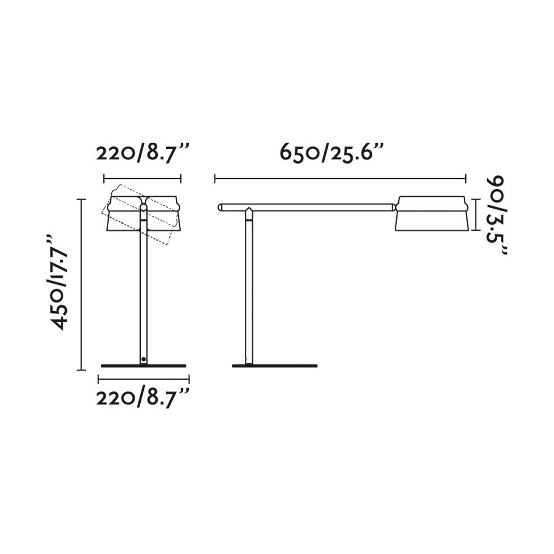 Faro Loop LED stolní stmívatelné svítidlo