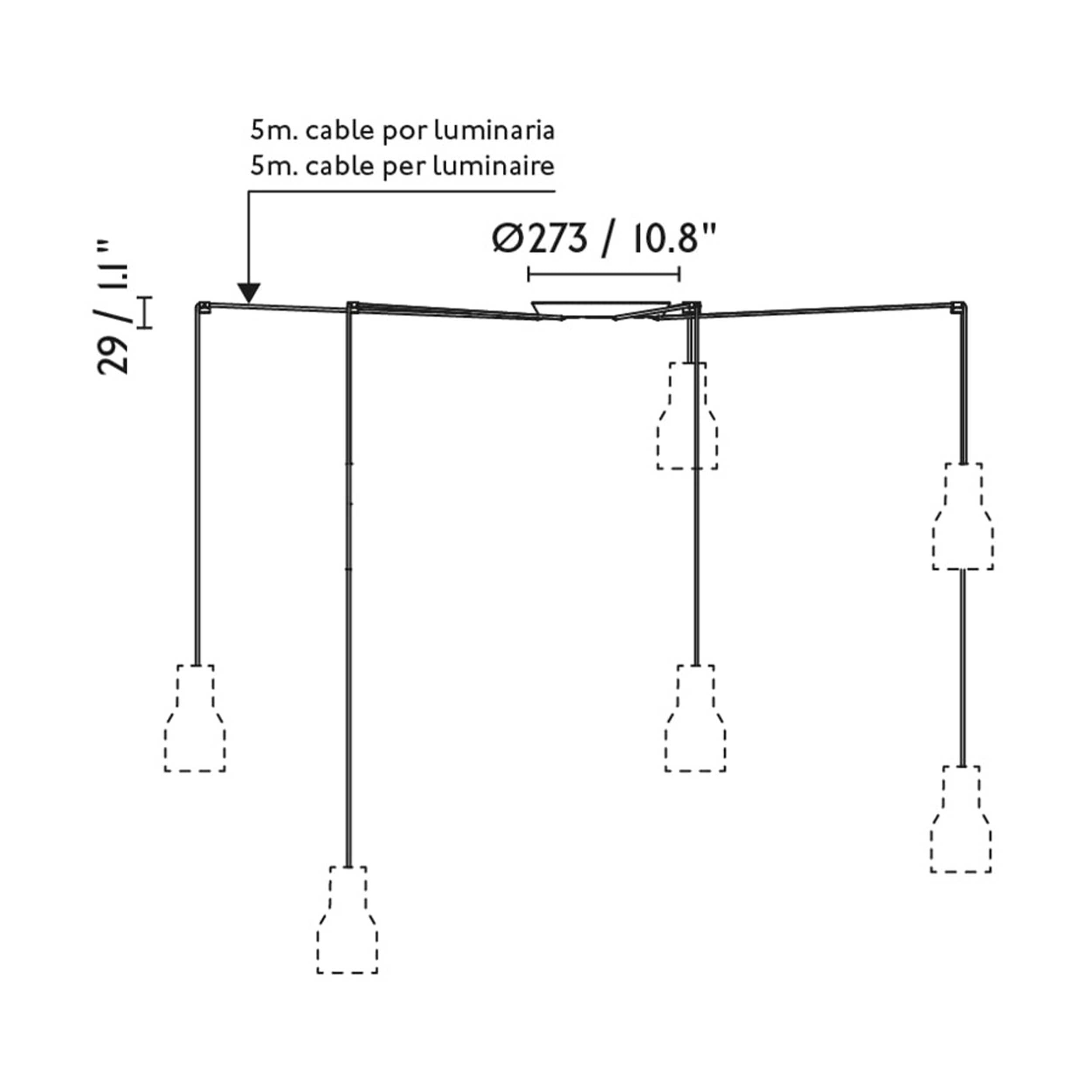 Faro Retro E14 pendant light