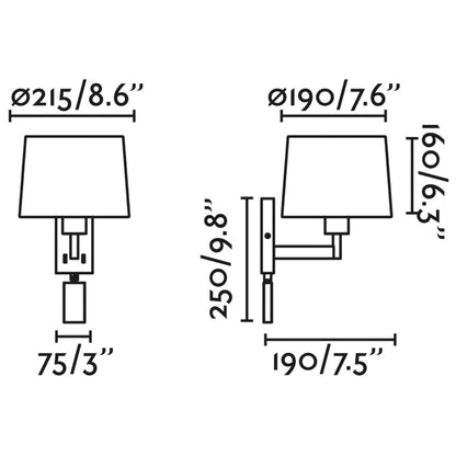 Faro Berni E27 table light