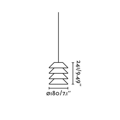 Faro Toba E27 pendant exterior light IP65