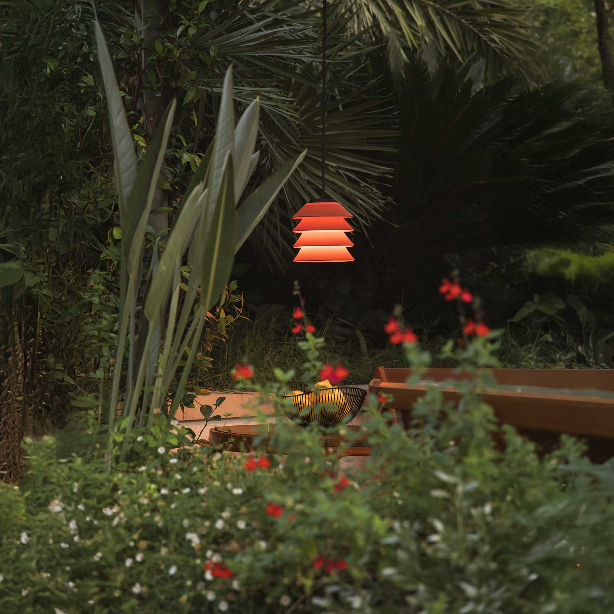 Faro Toba E27 pendant exterior light IP65
