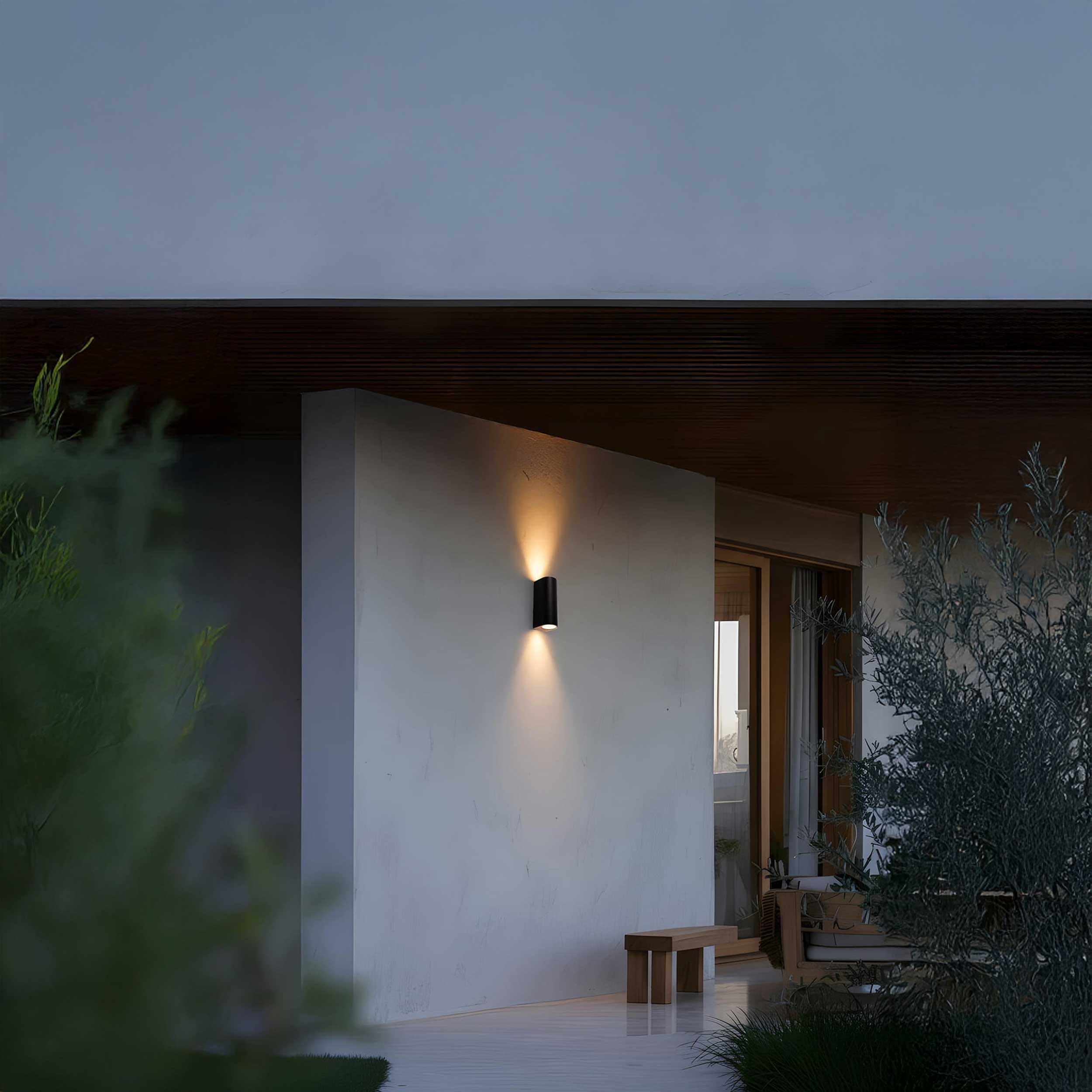 Faro Estela GU10 wall mounted exterior light IP65
