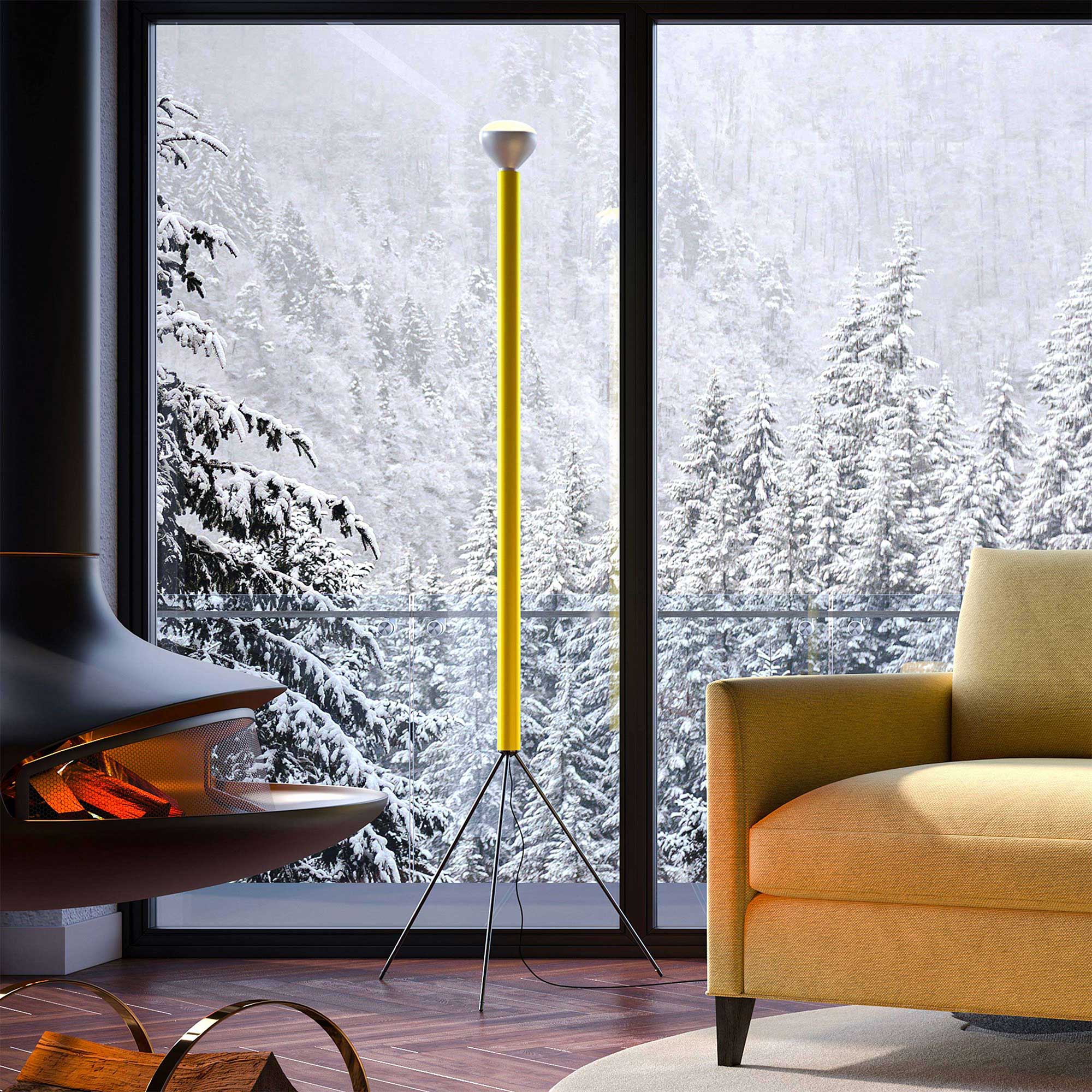 Flos Luminator E27 ikonická stojací lampa