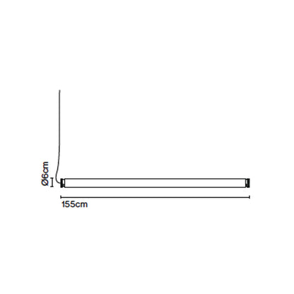 Marset Fris LED black wall light with cable