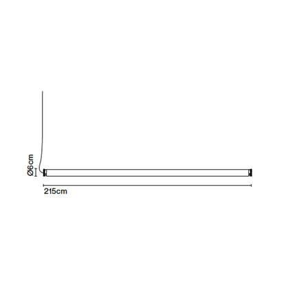 Marset Fris LED black wall light with cable