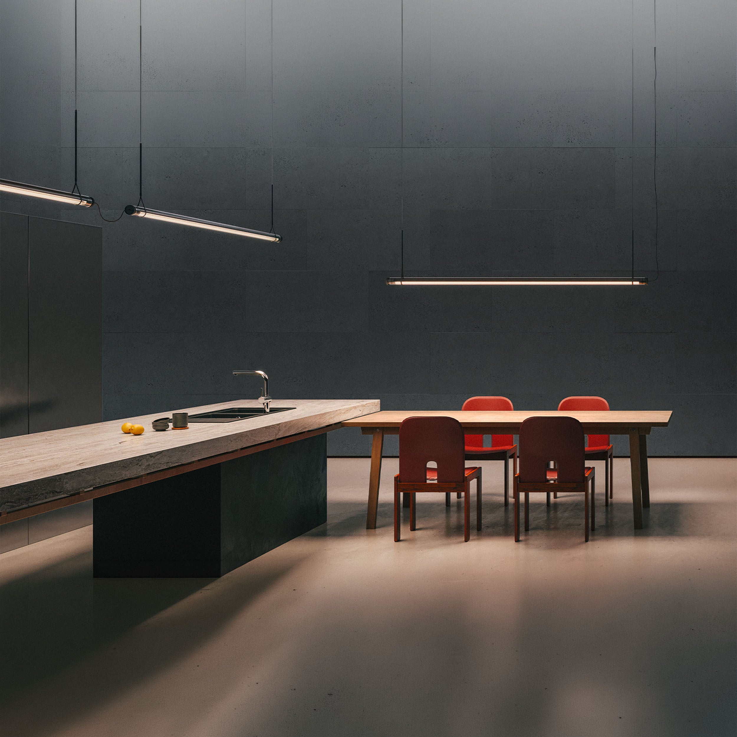 Marset Fris Pro LED 155 linear pendant light