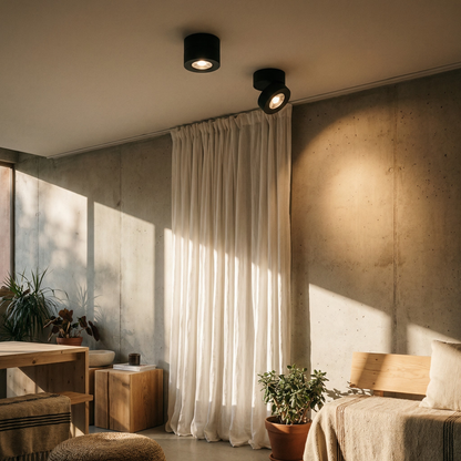 Rotex LED pendant luminaire swivel Ra>90