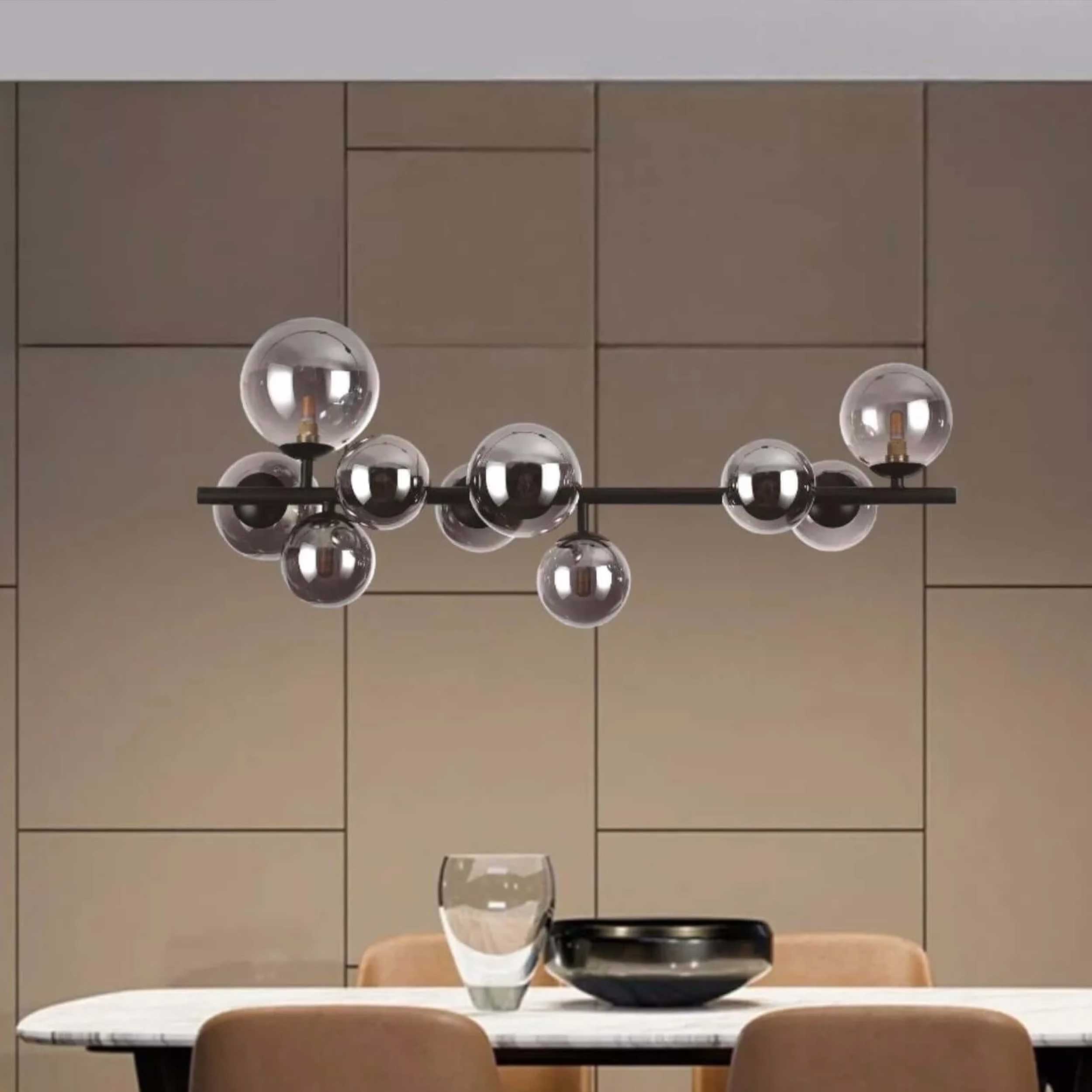 Ideal lux Perlage G9 pendant linear luminaire