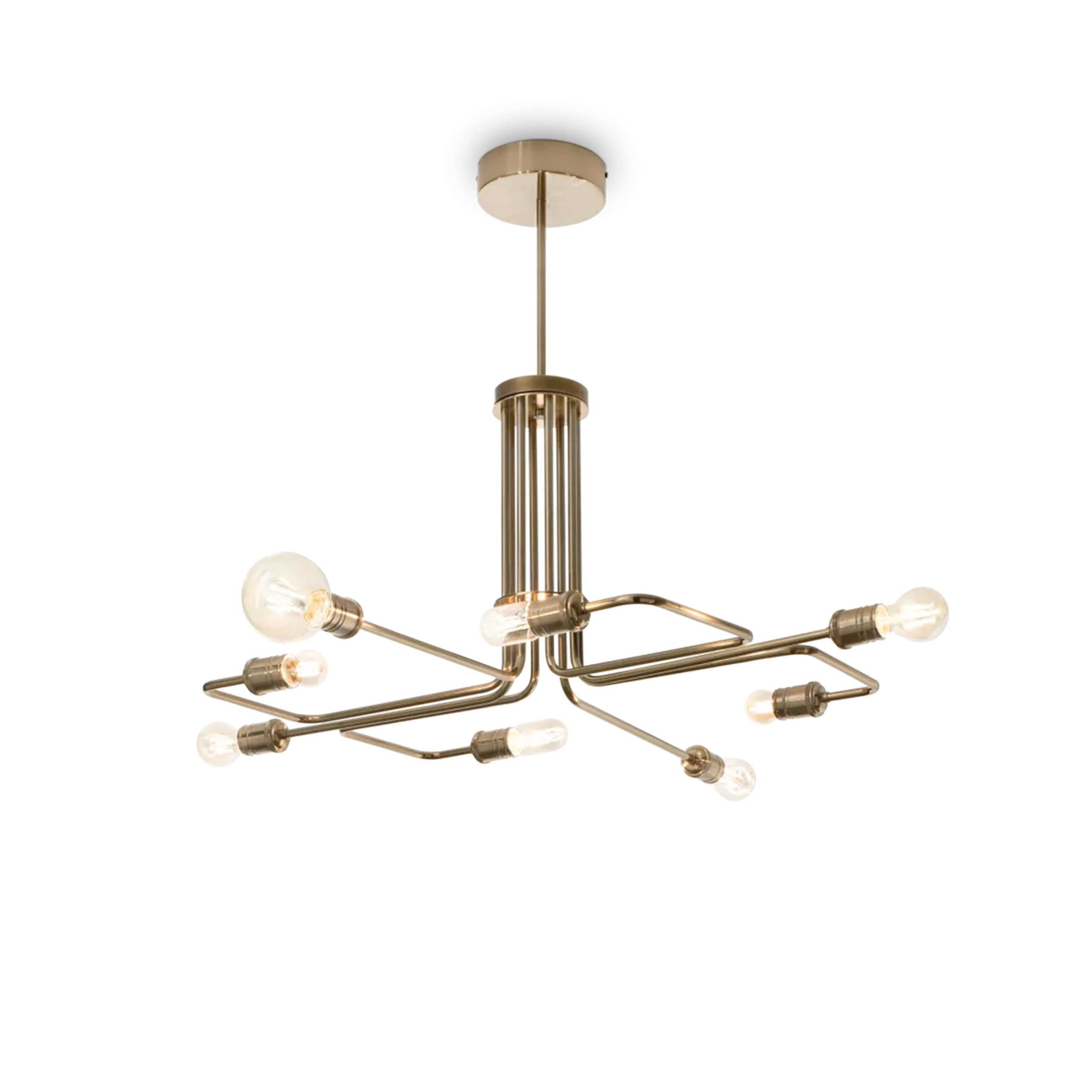 Ideal lux Triumph E27 pendant linear luminaire