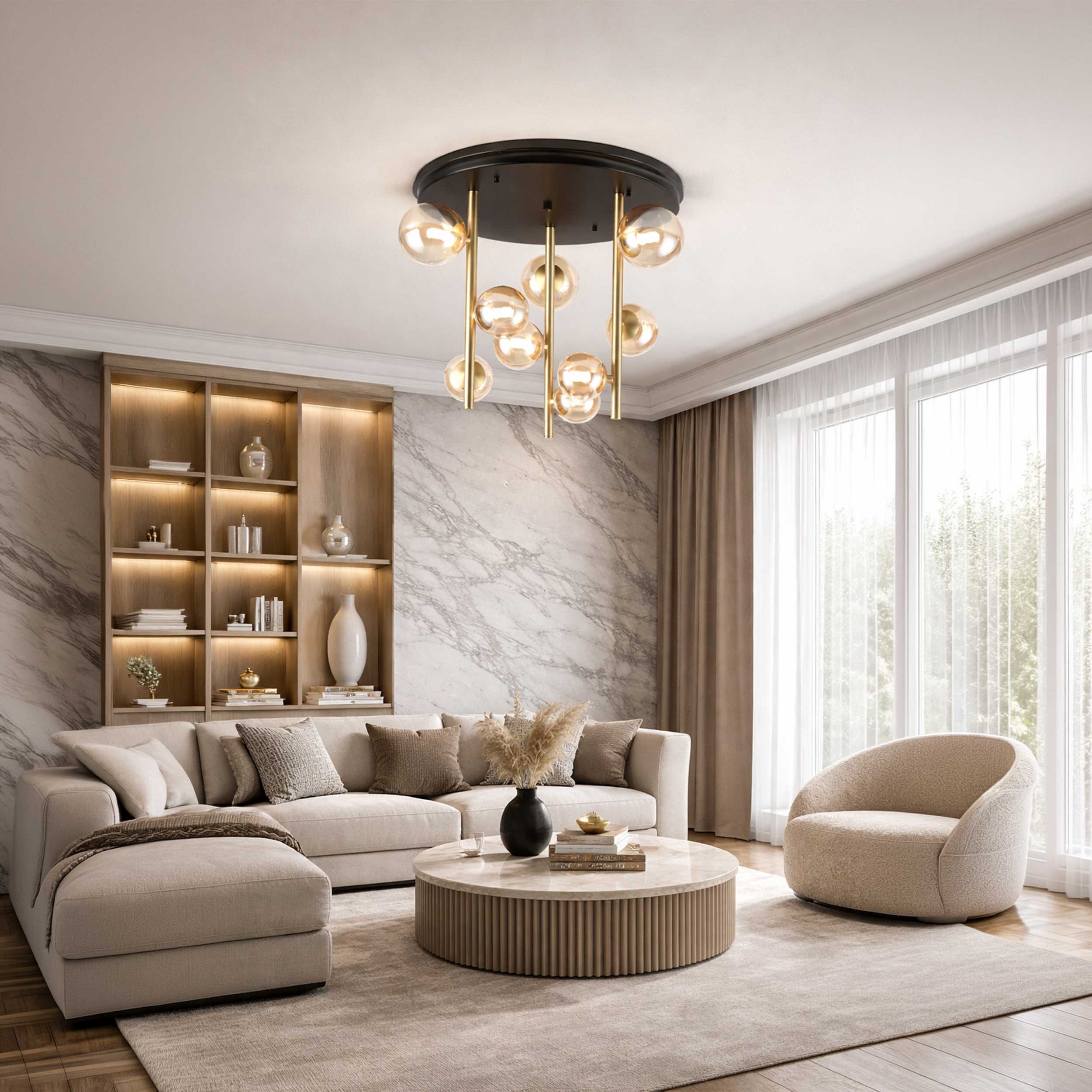 Ideal lux Perlage G9 pendant ceiling luminaire