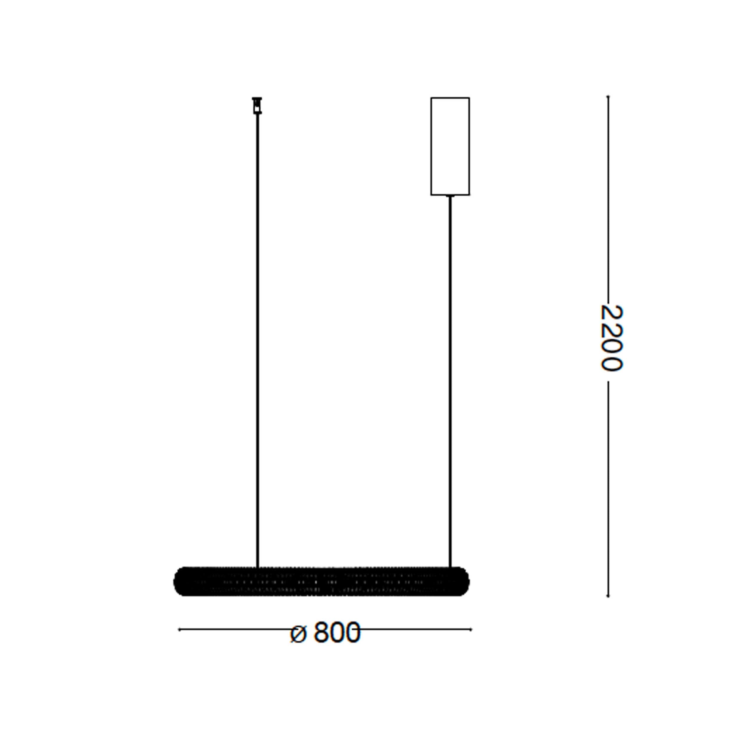 Ideal lux Miracle LED pendant linear luminaire